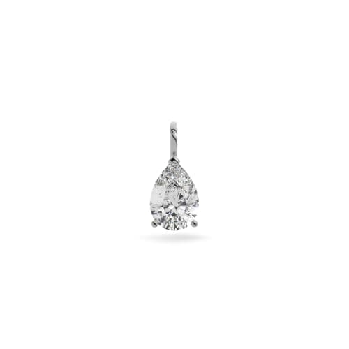 Adora Fine Jewelry 14K Gold Lab Grown Moissanite Solitaire Pendant | USA Made