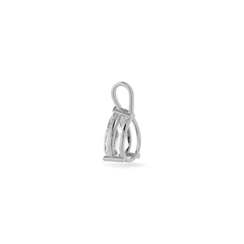 Adora Fine Jewelry 14K Gold Lab Grown Moissanite Solitaire Pendant | USA Made