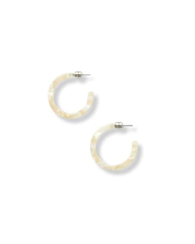 MACHETE Circle Hoop Earrings in Acetate Resin for Women
