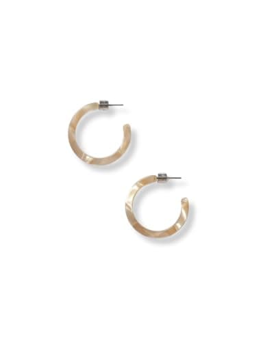 MACHETE Circle Hoop Earrings in Acetate Resin for Women