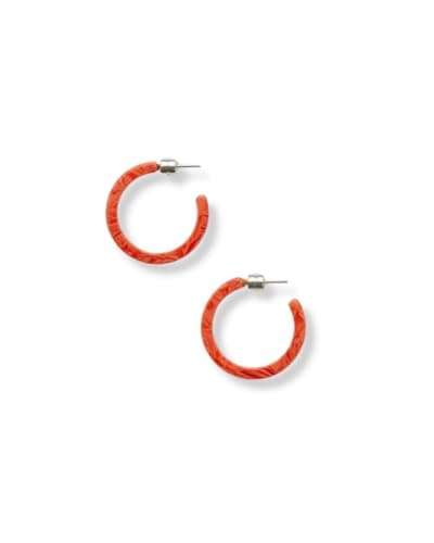 MACHETE Circle Hoop Earrings in Acetate Resin for Women