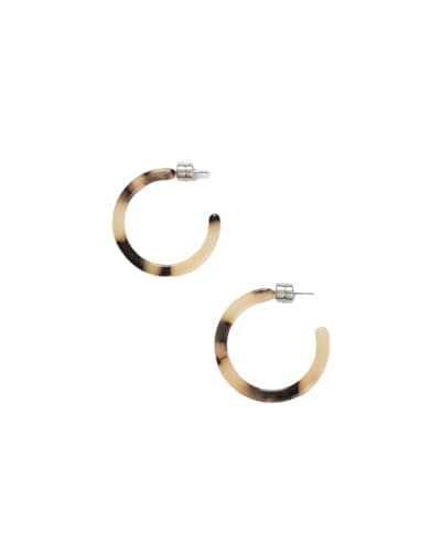 MACHETE Circle Hoop Earrings in Acetate Resin for Women