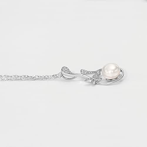 Michooyel Freshwater Pearl Pendant Necklace for Women