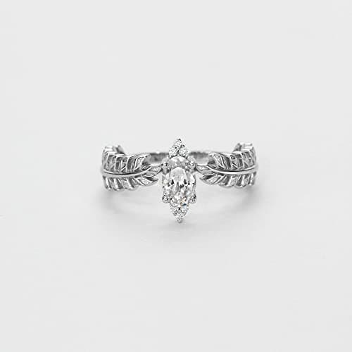 Refined and simplified title: Michooyel Marquise Diamond Engagement Ring S925 Sterling Silver Wedding Band Cubic Zirconia Fine Jewelry For Women