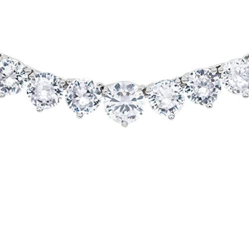 Lavencious Tennis AAA CZ Necklace for Bridal and Evening Party