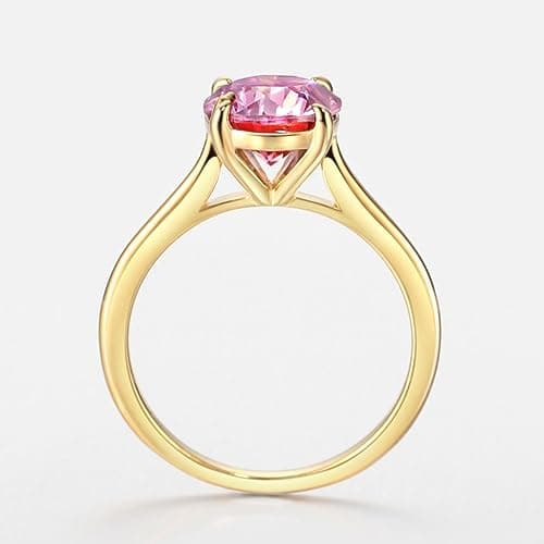 Michooyel 18K Gold Plated Moissanite Engagement Ring for Women, 2.0ct PINK/BLUE/GREEN/VIOLET Moissanite Solitaire Promise Ring, Round Brilliant Cut, VVS Simulated Diamond 925 Sterling Silver Rings

Refined Title:
18K Gold Plated Moissanite Women's
