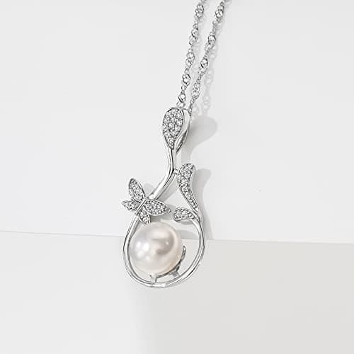 Michooyel Freshwater Pearl Pendant Necklace for Women