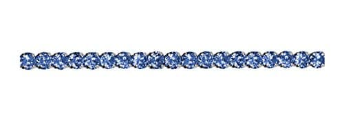 Savlano 18K Gold Plated 4MM Round CZ Tennis Necklace, 18 Inches, Gift Box Included