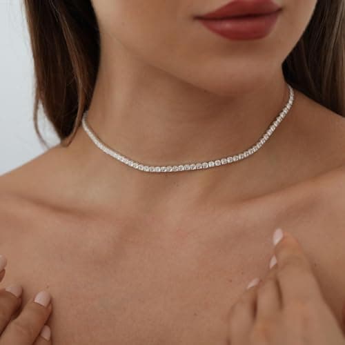 Cubix Gold Plated Diamond Choker for Women