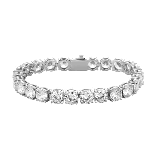 JINAO 14K Gold Plated 5A+ CZ Diamond Tennis Bracelet for Men & Women