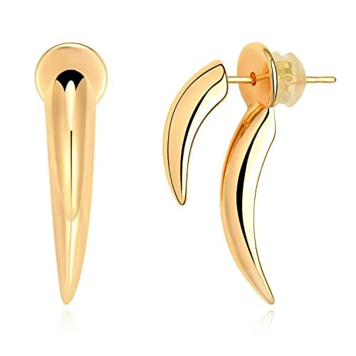 MYEARS Gold Stud Earrings 14K Gold Filled Hypoallergenic Everyday Jewelry