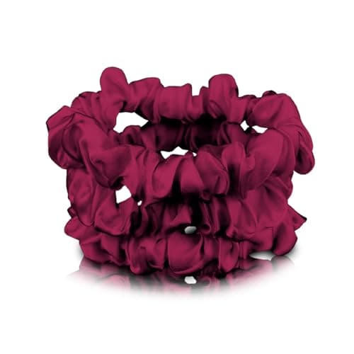 Celestial Silk Mulberry Scrunchies - Small, Plum, Pink, White