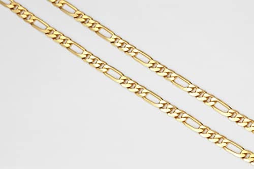 Michooyel 925 Sterling Silver Figaro Necklace for Men and Women