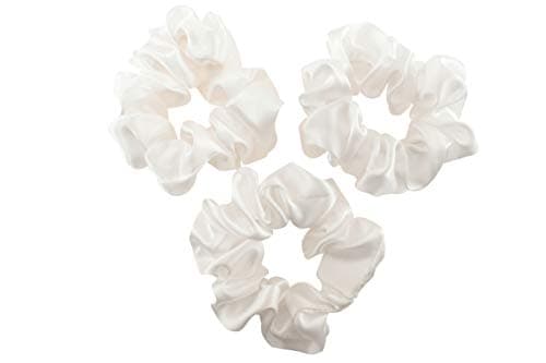 Celestial Silk Mulberry Scrunchies - Small, Plum, Pink, White