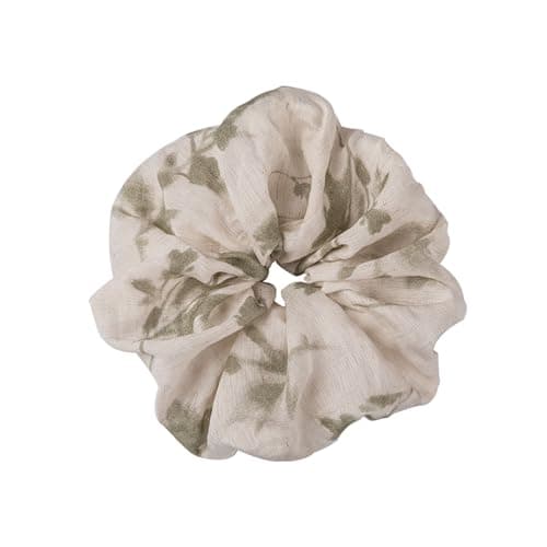 Chinoiserie Ink Style Oversized Hair Scrunchies Set
