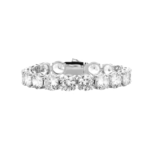 JINAO 14K Gold Plated 5A+ CZ Diamond Tennis Bracelet for Men & Women