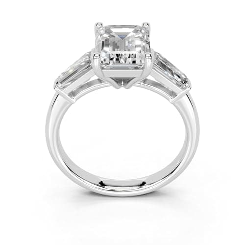 1-5 Carat Lab Grown Diamond Emerald Cut Ring, IGI Certified, Promise Ring for Women