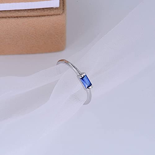 BLOSSOM & HUE Sterling Silver Baguette Stacking Ring