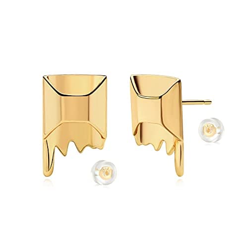 MYEARS Gold Stud Earrings 14K Gold Filled Hypoallergenic Everyday Jewelry
