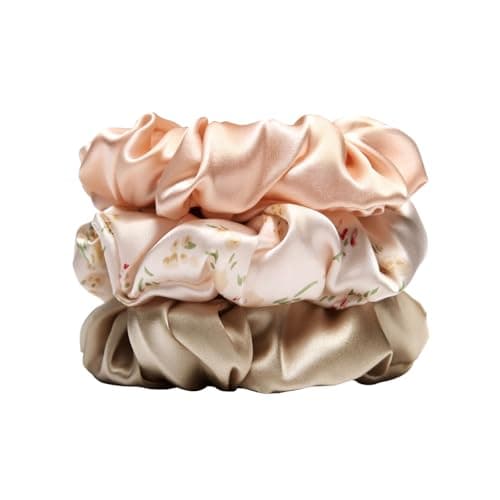 Refined title: Michooyel 3-Pack Mulberry Silk Hair Scrunchies for Women