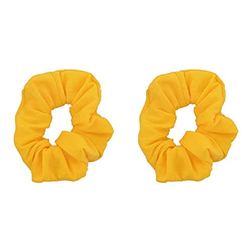 Solid Scrunchies (Tan) - Set of 2