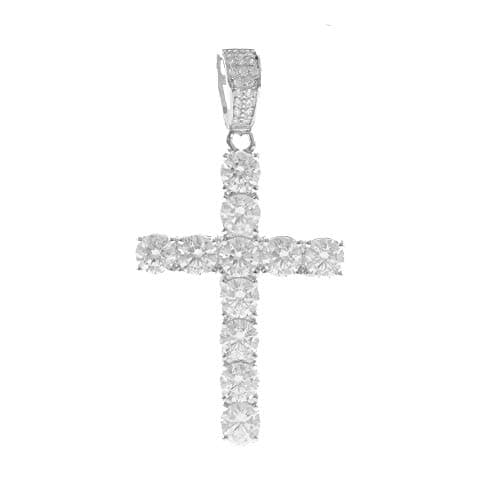 Bling Bling NY Anti-Tarnish 925 Sterling Silver 4mm Tennis Chain Choker Necklace 16-30"
