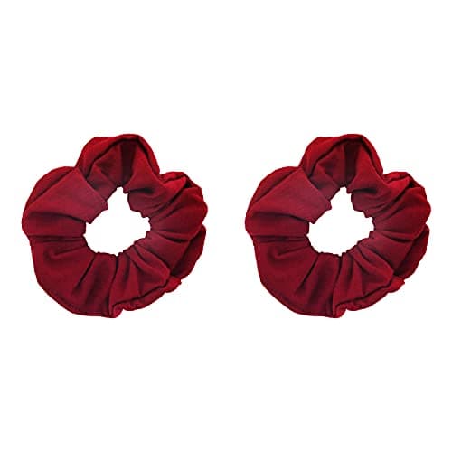 Solid Scrunchies (Tan) - Set of 2