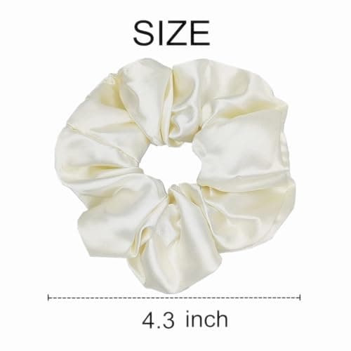 Satin Silk Hair Scrunchies for Women and Girls