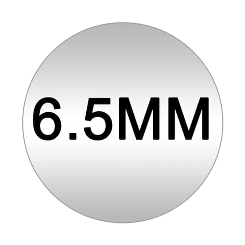 Gem's Beauty 2-6.5mm 14k White Gold Plated Moissanite Tennis Necklaces for Women