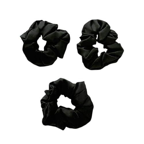 6 Color Purple Pure Mulberry Silk Scrunchies for Women Girls