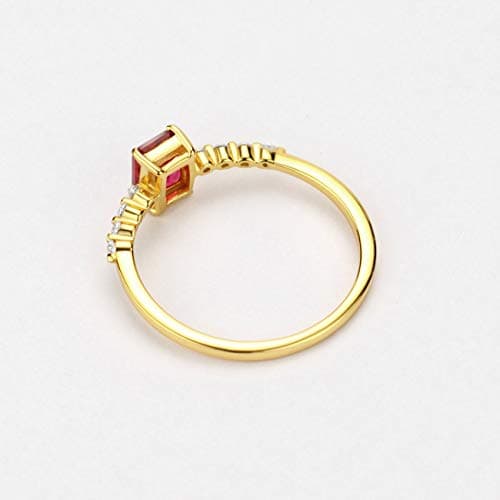 Michooyel S925 Dainty Birthstone Rings for Women