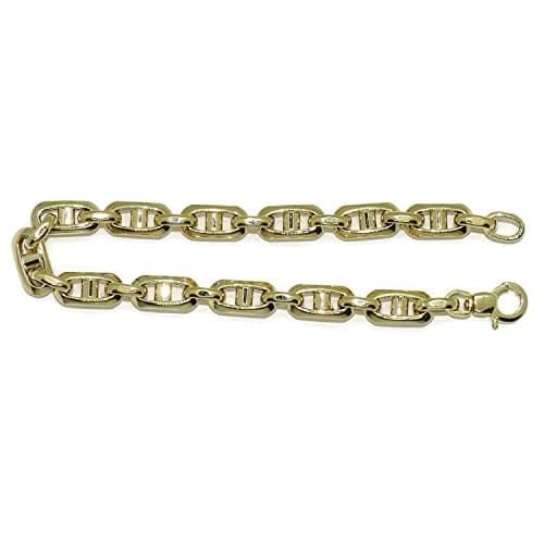 Never Say Never 18K Gold Mens Bangle 21.5cm | 8g Yellow Gold | Italian Jewelry | Gift