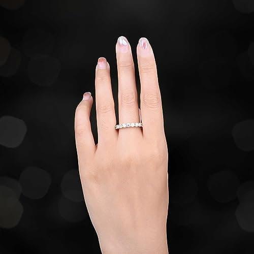JewelryPalace Moissanite Wedding Ring for Women
