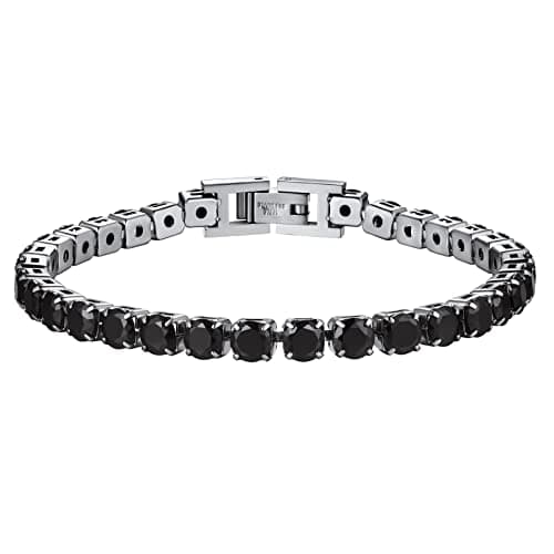 Refined Title: PROSTEEL Cubic Zirconia Tennis Bracelet for Women