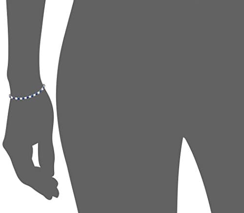 Amazon Essentials Sterling Silver Alternating Stone CZ Tennis Bracelet
