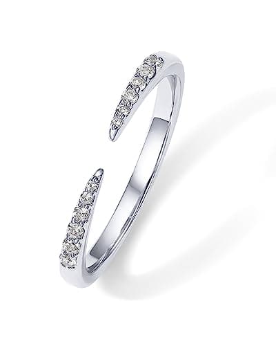 PavoI 18K Gold Plated Cubic Zirconia Eternity Ring | Women's Stacking Bands
