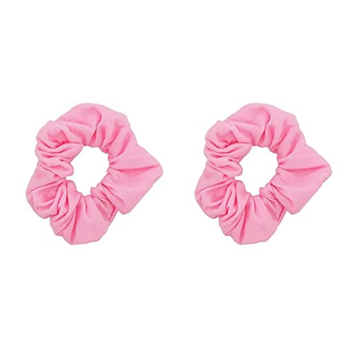 Solid Scrunchies (Tan) - Set of 2