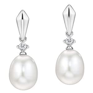 Michooyel S925 Freshwater Pearl Earrings for Women