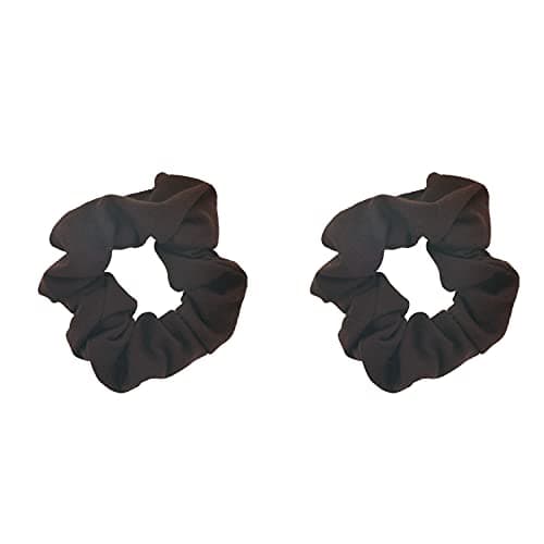 Solid Scrunchies (Tan) - Set of 2