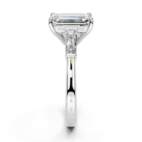 1-5 Carat Lab Grown Diamond Emerald Cut Ring, IGI Certified, Promise Ring for Women