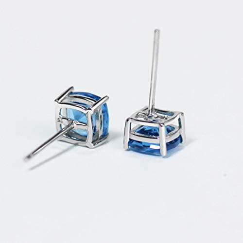 Michooyel Topaz Stud Earrings for Women