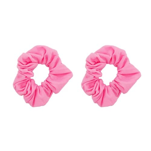 Solid Scrunchies (Tan) - Set of 2