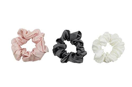 Celestial Silk Mulberry Scrunchies - Small, Plum, Pink, White