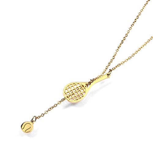 Winssigma 18K Gold Honeycomb Necklace - Adjustable Star Moon Dinosaur Y-Lariat