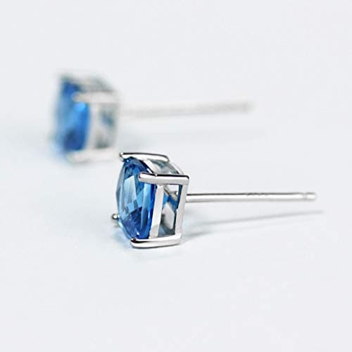 Michooyel Topaz Stud Earrings for Women