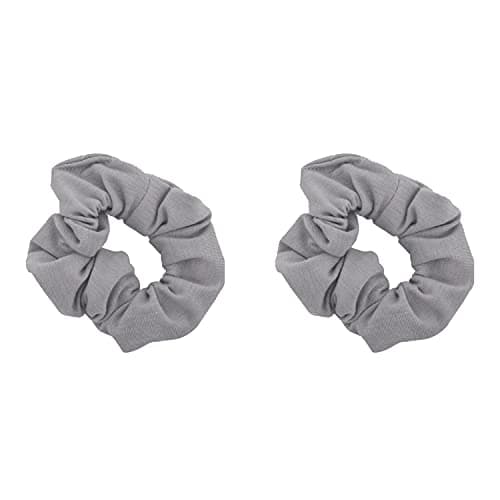 Solid Scrunchies (Tan) - Set of 2