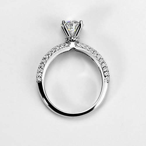 Michooyel 1.0ct Moissanite Engagement Ring Set for Women
