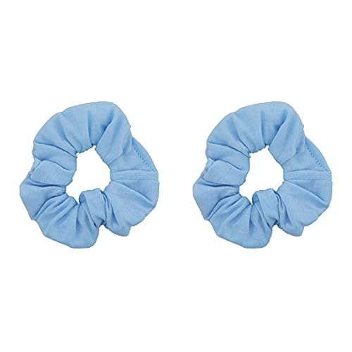Solid Scrunchies (Tan) - Set of 2