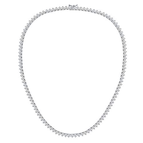 Refined Title: VOLUKA CZ Tennis Chain for Women and Men