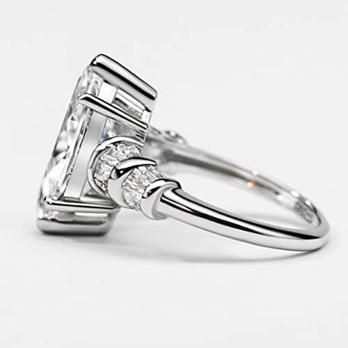 Michooyel S925 6ct Marquise Cut Cubic Zirconia Engagement Ring & Wedding Band for Women